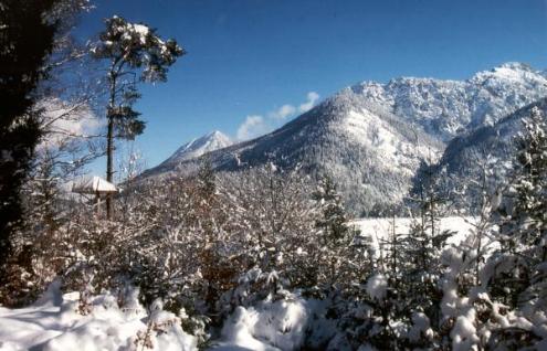 Aussicht vom Kalvarienberg zum Estergebirge